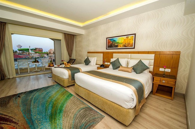 فنادق رخيصة في شرم الشيخ بها غُرف عائلية مُطلة على مُنتزه مائي رائع