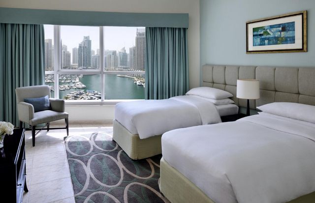 فندق ماريوت هاربر دبي من افضل فنادق دبي للشباب
