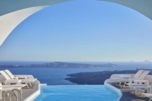 افضل فنادق في سانتوريني مع مسبح خاص