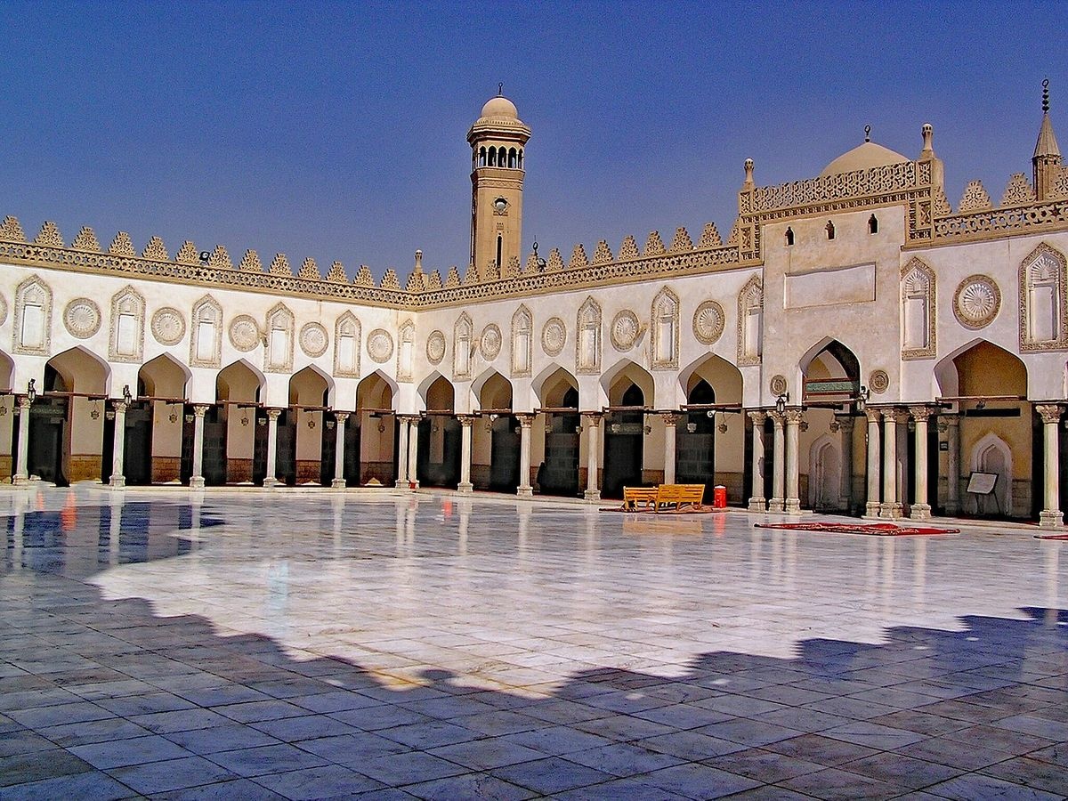 A picture of Al-Azhar Mosque