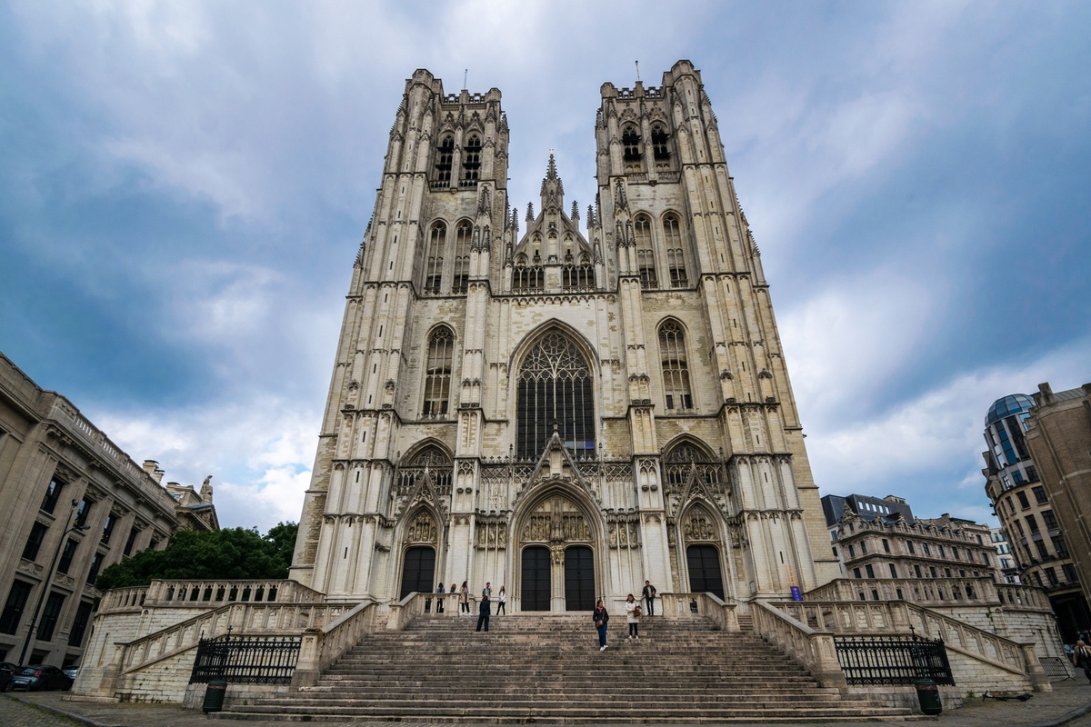 A picture of St. Michael and St. Gudula Cathedral