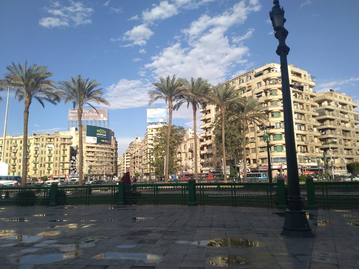 A picture of Tahrir Square
