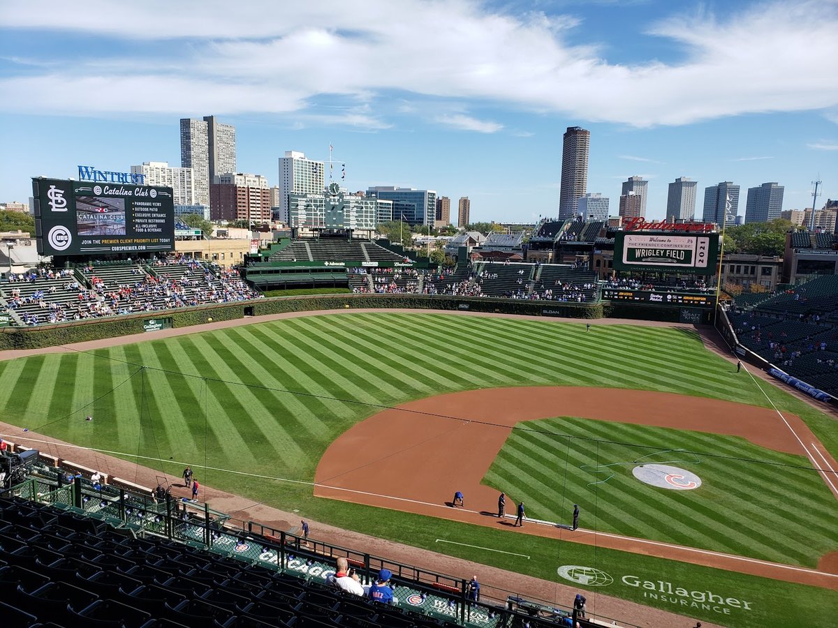 A picture of Wrigley Field
