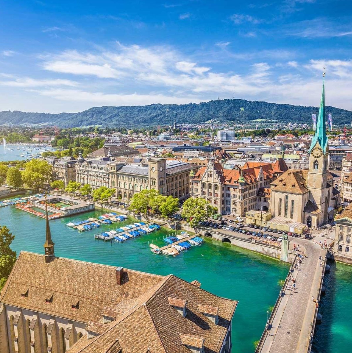 A picture of the Zurich makes it easier for you to know the country