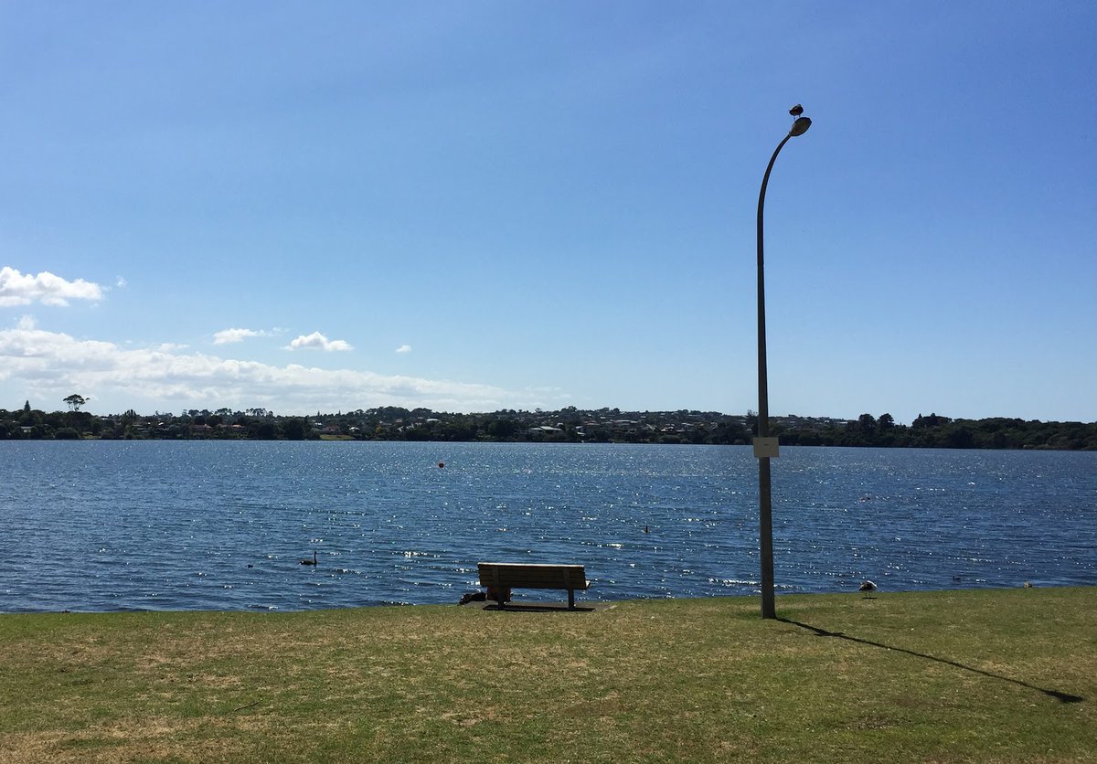 A picture of Lake Pupuke