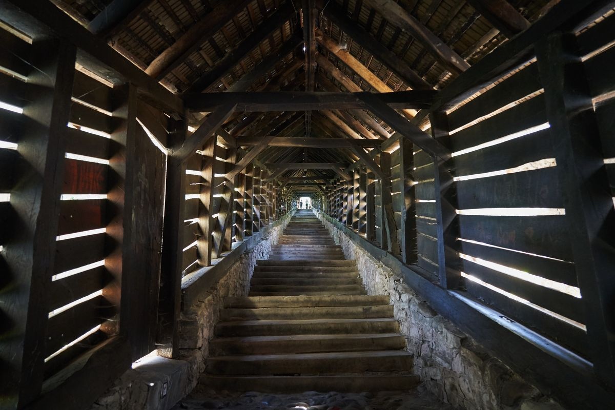 Covered Stairway A picture of Covered Stairway