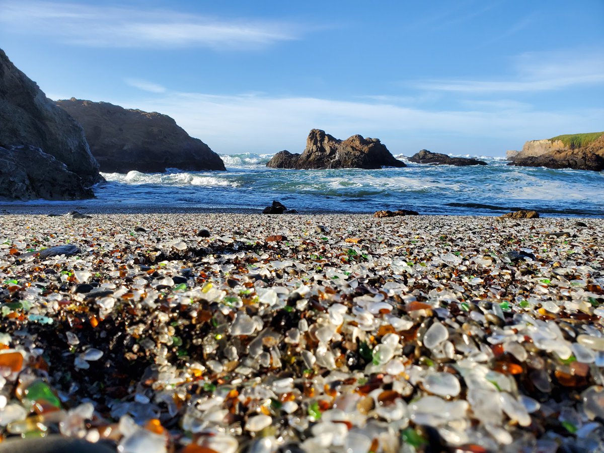 A picture of Glass Beach
