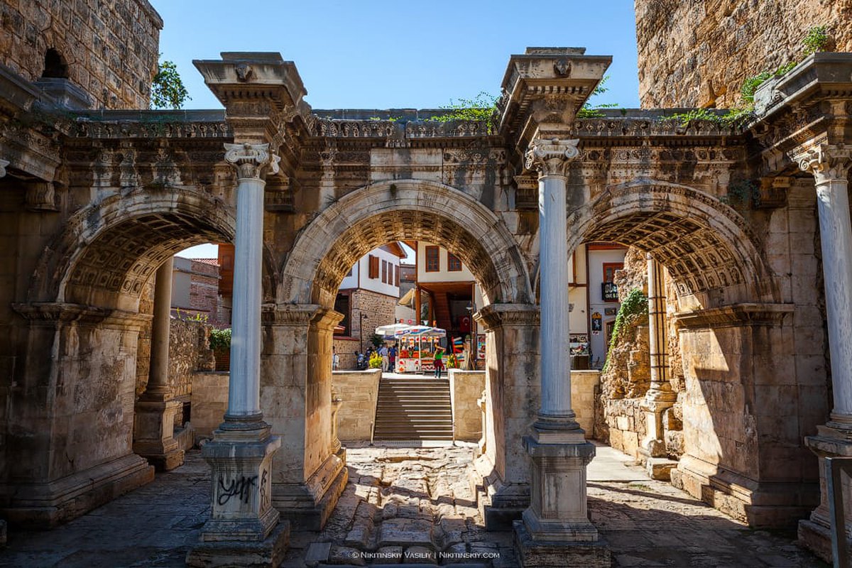 A picture of Hadrian's Gate