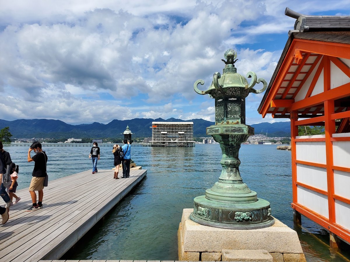 A picture of Itsukushima Island